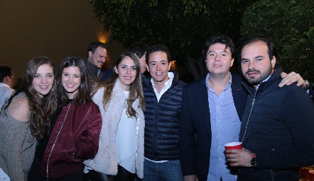  Pau Martínez, Regina Mendizábal, Vero Martínez, Eduardo Romo, Bolillo Zollino y Rodrigo Alcalde.