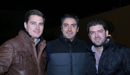  Carlos Abella, Jorge Cortés y Manuel Ruiz.
