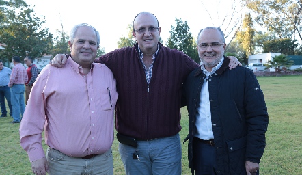  Héctor Dávila, Manuel Martin Alba y Erasto Aldrett.