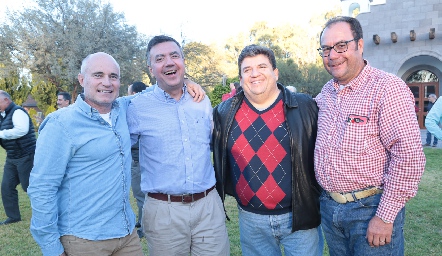  Tomás Alcalde, Memo Delgado, Héctor Montejano y Francisco Lomelí.