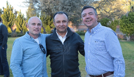  Tomás Alcalde, Fernando Díaz de León y Memo Delgado.