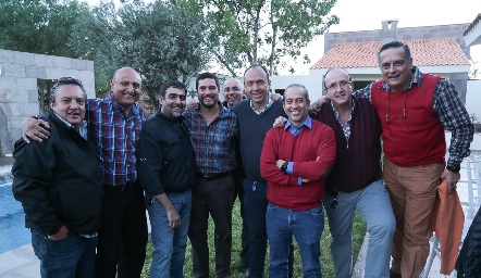  Manuel Ascanio, Jorge Flores, Pascual Leos, Pablo Ortiz, Juan Manuel Córdova, Lalo Quijano, Salvador Esparza, Manuel Martin Alba y Alejando Flores.
