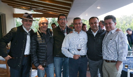  Chato Aldrett, Hilario Altamirano, Gerardo Bocard, Juan Bernardo Ávila, Fernando Díaz de León y Ricardo Navarro.