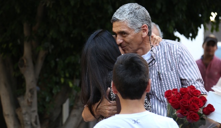  Gema de la Vega con su esposo Juan Carlos Zacarías.