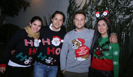  Karla Von Der Meden, Juan Carlos Enríquez, Marco César y Silvia Araiza.