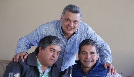  Gerardo Córdova, Ariel Álvarez y Martín de la Rosa.