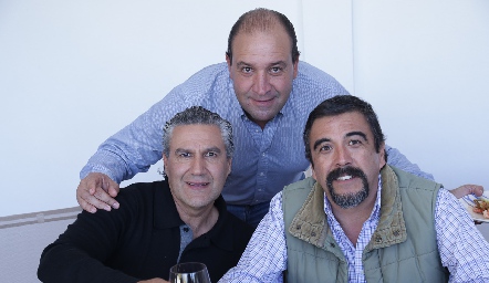 Juan Manuel Piñero, Gabriel Valle y Gerardo Galván.
