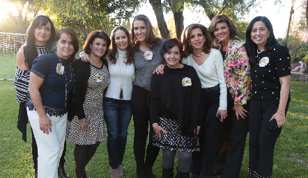  Carmela García Rojas, Cristina Herrera, Isabel Guzmán, Verónica Marti, Mónica Leiva, María Magdalena Macías, Ana Emelia Tobías, Erika Ress y Paty Gallardo.