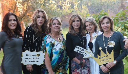  Ana Fonte, Claudia Hermosillo, Mariloli Pro, Gaby Godínez, Rocío Covarrubias y Bety Lavín.