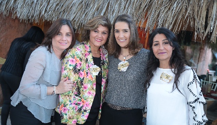  Josefina Gutiérrez, Erika Ress, Mónica Leiva y Celia Barona.