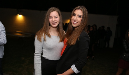 Natalia Gordoa y María Paramo .