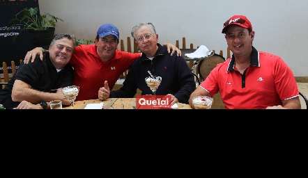  Ignacio López, Gustavo Pérez,  Gustavo Pérez y Manuel González.