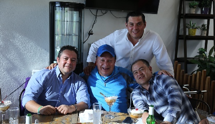  Mario Carranza, Miguel Lomas, Fabián Vasilacos y Fabián Lomas.