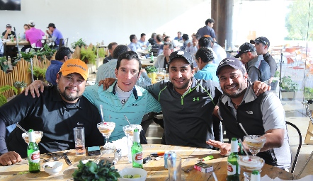  Ernesto Garrigós, Sergio García, Pedro Hernández y Arturo Hernández.