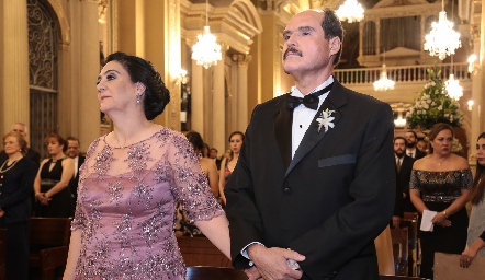  Gabriela Ortuño y Gerardo Rodríguez, papás de Mauricio.