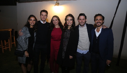  Marcela Díaz Infante, Enrique Díaz Infante, María José Salgado, Ana Gaby Díaz Infante, Abraham Salgado y José Luis Villaseñor.
