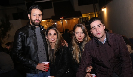  Ferrán Monsech, Mariana Salazar, Mariana Peña y Roberto Zollino.