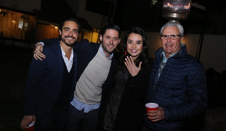  José Luis Villaseñor, Abraham Salgado, Ana Gaby Díaz Infante y Claudio Meade.
