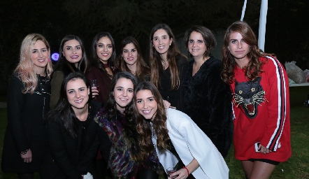  Silvana Fentón, Sofía Rodríguez, Marijó Alonso, Andrea Alvarado, Valeria Alcalde, María Autrique, Fer Loza, Susana Schekaiban, Daniela Valle y Nuria Minondo.