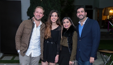  Armando de la Parra, Valeria Alcalde, Sofía Rodríguez y Fernando Domínguez.