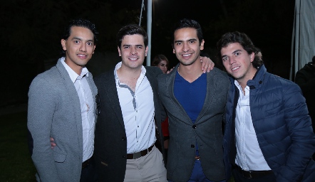  Aldo González, Luis Torres, Héctor Hernández y Sebastián Garza.