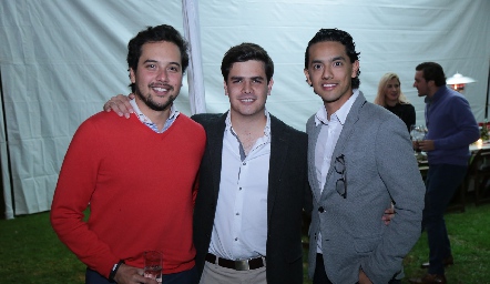  Gilberto Galván, Luis Torres y Algo González.