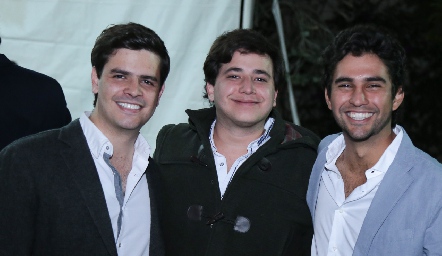  Luis Torres, Mauricio Rodríguez y José Luis Leiva.