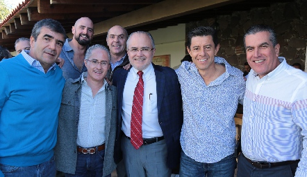 Horacio Tobías, Jorge Aldrett, Cali Hinojosa, Erasto Aldrett, Andrés Martínez y Agustín Esparza.