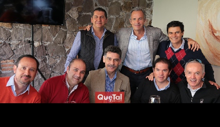  Samuel Villarreal, Francisco de la Rosa, Fernando Cifuentes, Manuel Toledo, Eduardo Nieto, José Andrés Azcárate, Jorge Acebo y Javier Álvarez.