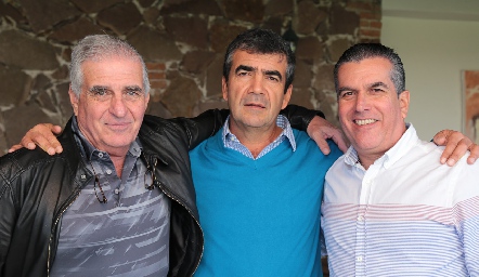  David Dauajare, Horacio Tobías y Agustín Esparza.