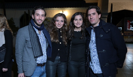  Andrés Torres, Chilis Treviño, Eugenia Musa y Fernando Abud.