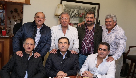  Guillermo Medlich, Fernando Abud, Miguel Guerra, Francisco Ruiz, Víctor Medlich, Antonio Musa y Mauricio Abud.