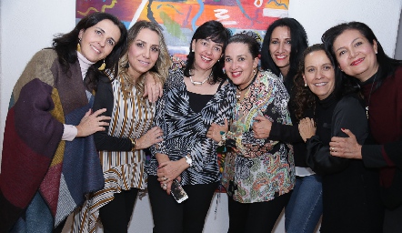 Montse Gómez, Roxana Serna, Marusa Maza, Ana Irma Ramos, Pato Rodríguez, Sandra Burgos y Laura Izaguirre.