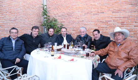  Rogelio Payán, Arturo Zapata, Daniel Delgado, Fernando Díaz de León, Luis Gómez, Ernesto Robles y Memo Torres.