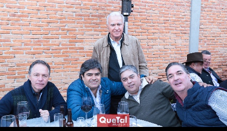  Jorge Meade, Paco Leos, Bernardo Reynoso, Gerardo Córdova y Andrés Bárcena.