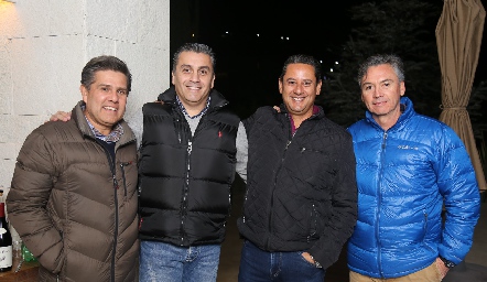  Galo Galván, Samuel Tacea, Manuel González y Rodrigo Manzo.