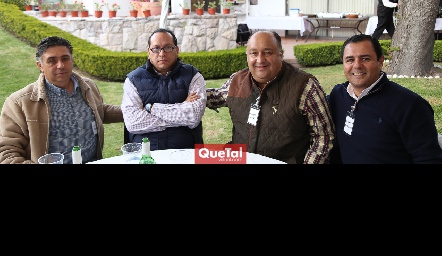  Julio Aguirre, Carlos Alejandro Robledo, Humberto Izar y Eduardo González.