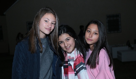  Diana, Sofi y Arantza.