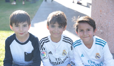  Mario, Jero y Emilio.