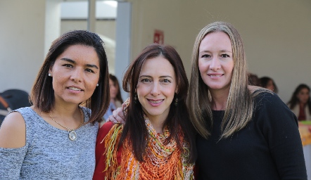  Lorena Torres, Sandra Aldrete y Maru Muñiz.