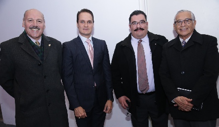  José Iga, Gastón Santos, Ignacio Núñez y Leopoldo Stevens.