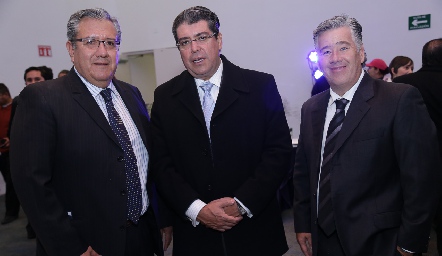  Napoleón Barrera, Daniel de Luna y Paulo Galán.