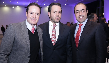  Manuel Lozano, Xavier Castro de la Maza y Gustavo Puente.