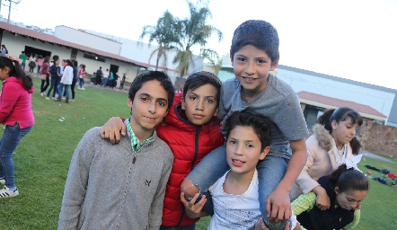  Daniel, Max, Marcelo y Dani.