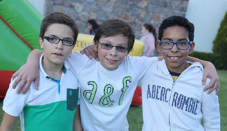  Javier, Pablo y Ernesto.