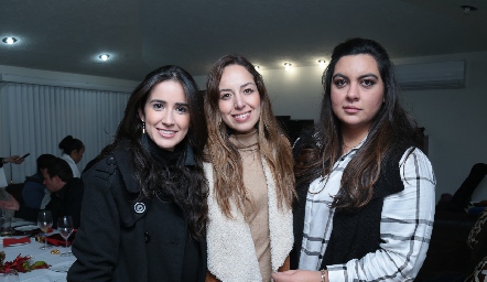  Pau García, Jalma Payán y Ana Cristina Mexicano.
