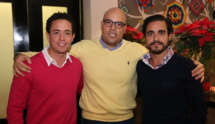  Eduardo Romo, Germán Sotomayor y José Luis Villaseñor  .