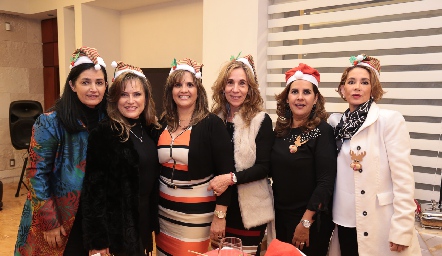  Rocío Espinosa, Ana Lilia Von Der Meden, Sabrina Gaviño, Gaby Cantú, Graciela Torres e Isabel Carrillo.