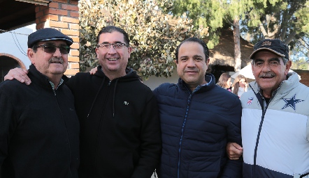  Memo Borbolla, Jaime Flores, Aldo Pizzuto y Mariano Borbolla.