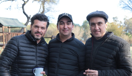  Bernardo Galván, Mario García y Alejandro Narro.